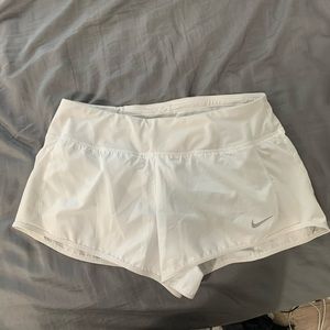 Nike white shorts